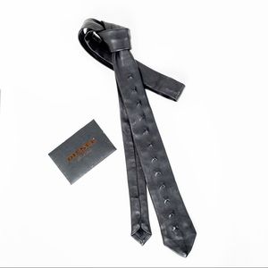 DIESEL BLACK GOLD Leather Neck Tie